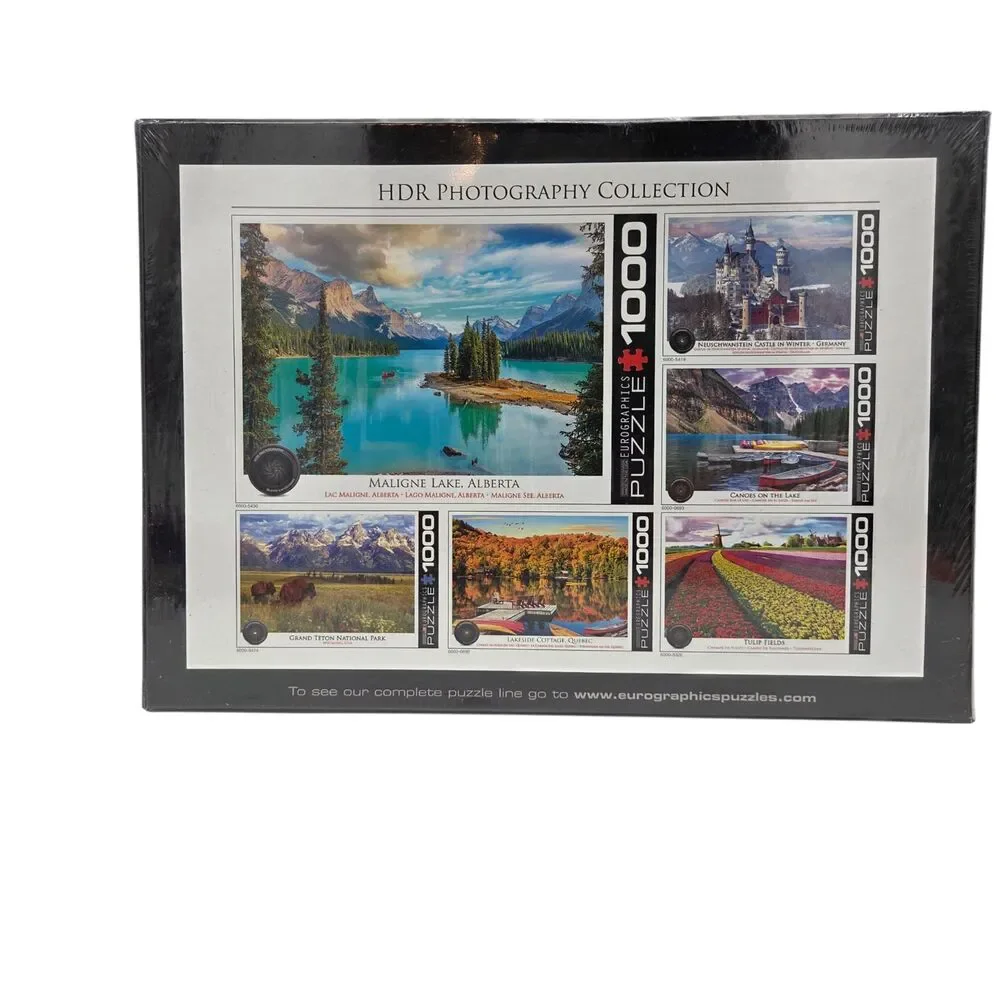 Eurographics Neuschwanstein Castle Bavaria Germany 1000 Piece Jigsaw Puzzle New